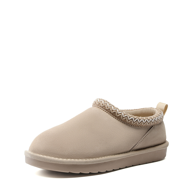 DREAM PAIRS Women s Wide Width Suede Fluffy Lined Slippers