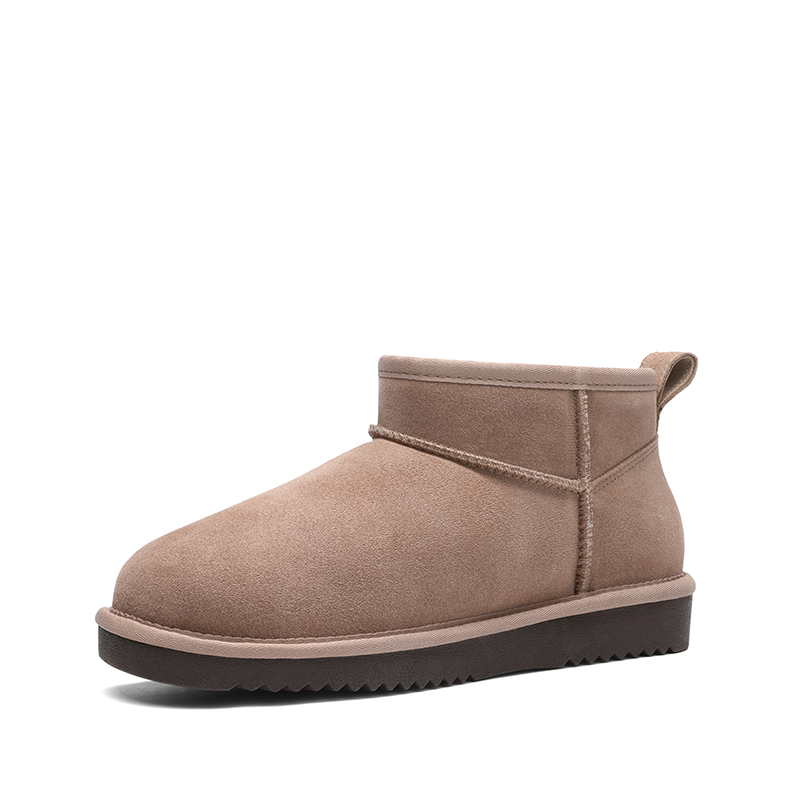 DREAM PAIRS Women s Suede Faux Fur Lined Ankle Boots