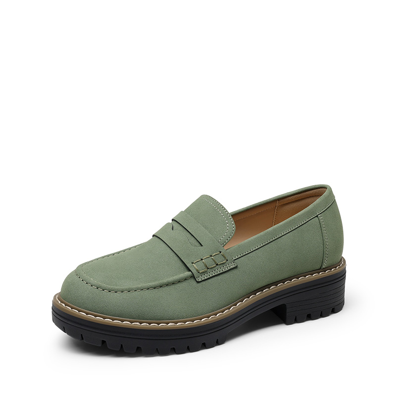 DREAM PAIRS Women s Cushioned Slip On Platform Loafers