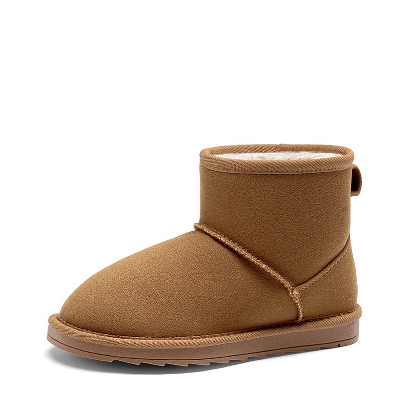 DREAM PAIRS Kids Winter Fuzzy Booties