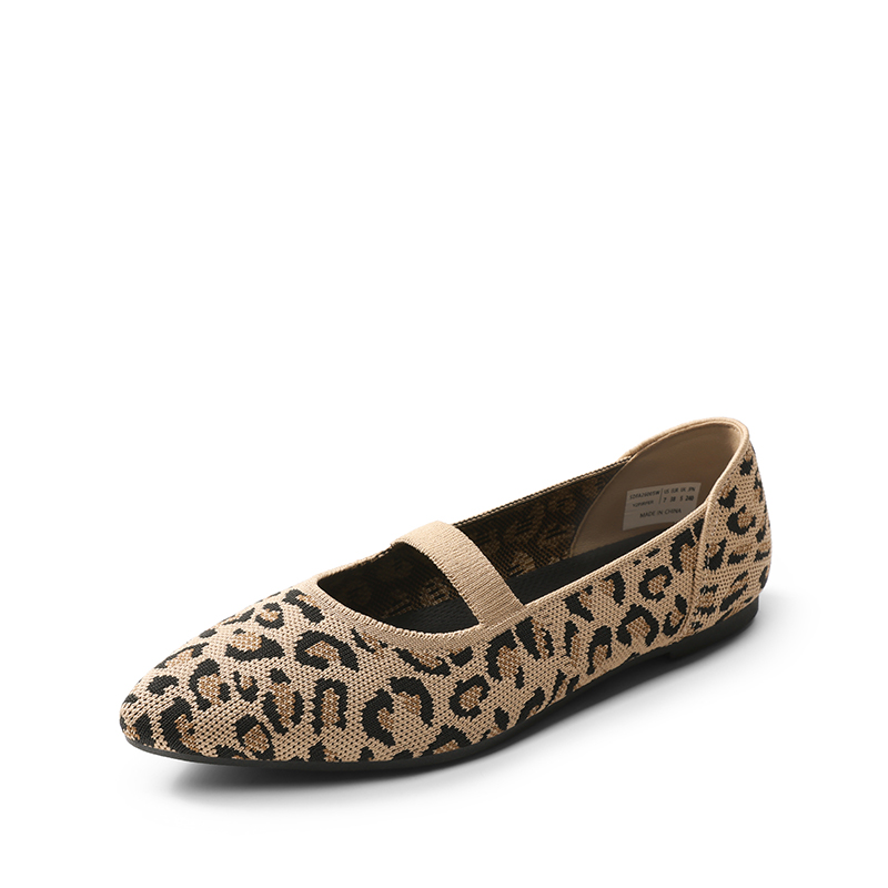 DREAM PAIRS Women   s Wide Width Knitted Mary Jane Flats