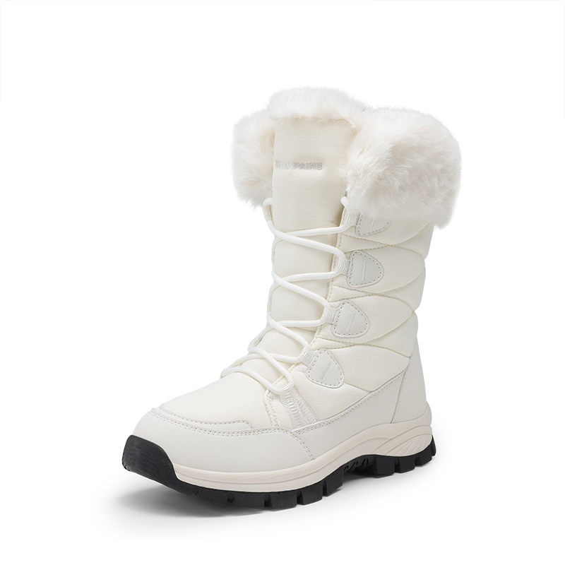 DREAM PAIRS Women   s Zip Up Snow Boots with 3M Thinsulate