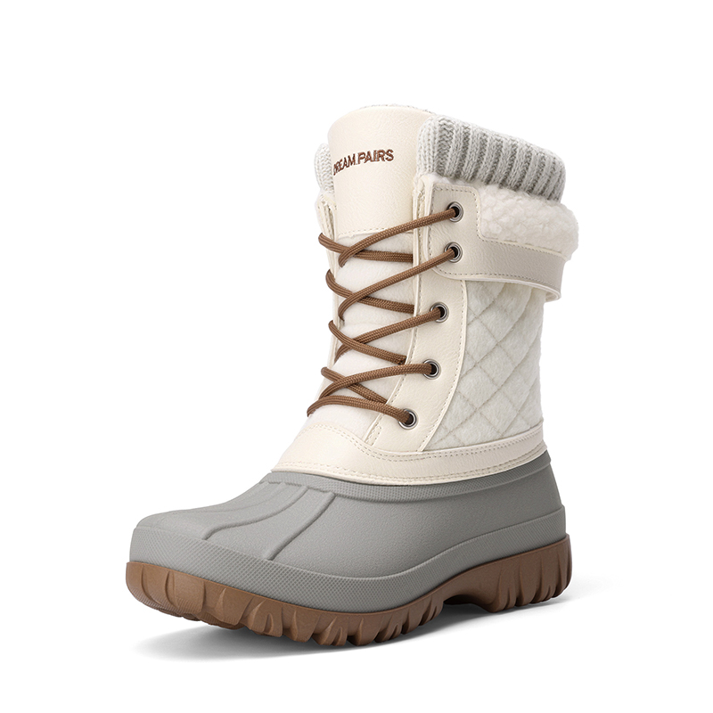 DREAM PAIRS Women s Waterproof Thinsulate Snow Boots with Faux Shearling