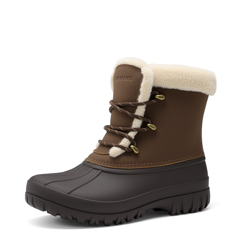 DREAM PAIRS Women s Insulated Faux Fur Snow Boots