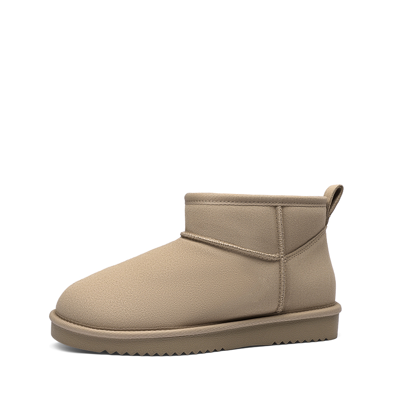 DREAM PAIRS Women s Suede Wool Lined Snow Boots