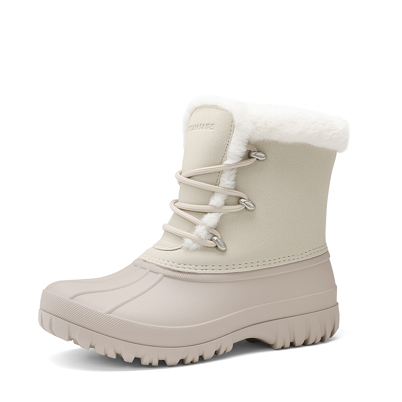 DREAM PAIRS Women s Insulated Faux Fur Snow Boots