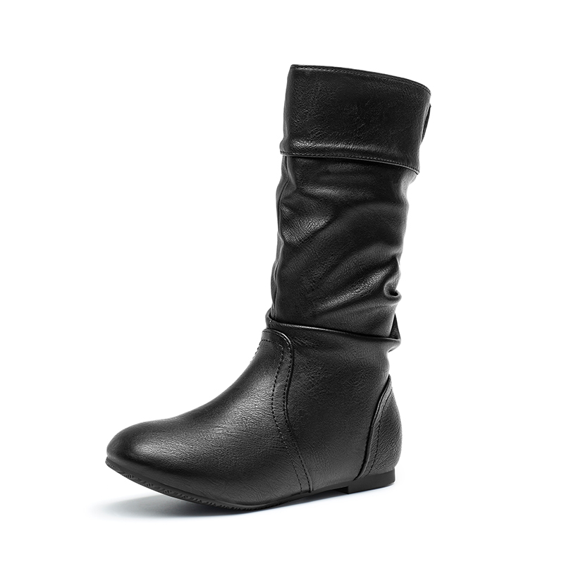 DREAM PAIRS Girls Knee High Boots