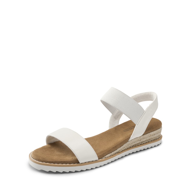 DREAM PAIRS Ankle Elastic Strap Espadrille Flat Sandals — view 1