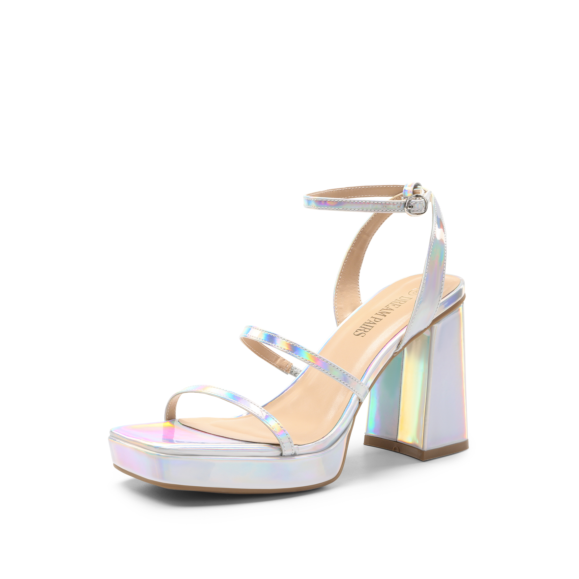 DREAM PAIRS Strappy Chunky Platform Heel Sandals — view 1
