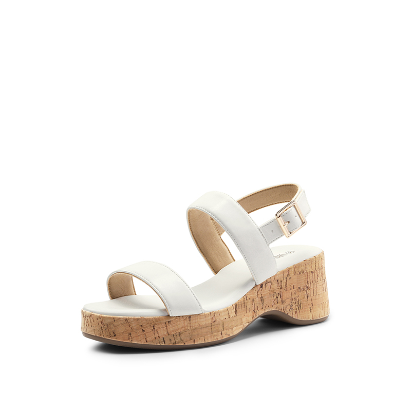 DREAM PAIRS Buckle Strap Platform Wedge Sandals
