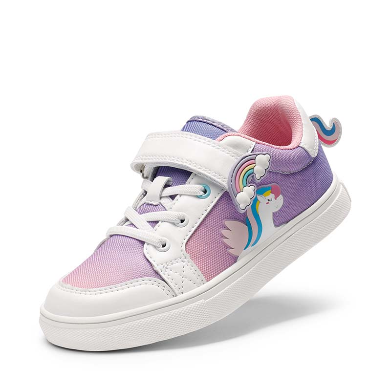 DREAM PAIRS  Storybook Rainbow  Kids Breathable Fun Design Sneakers