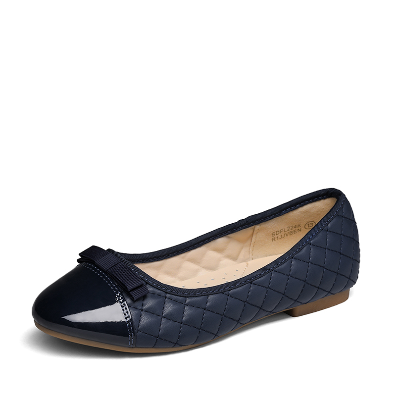 DREAM PAIRS Girls Bow Slip Resistant Ballerina Flats — view 1