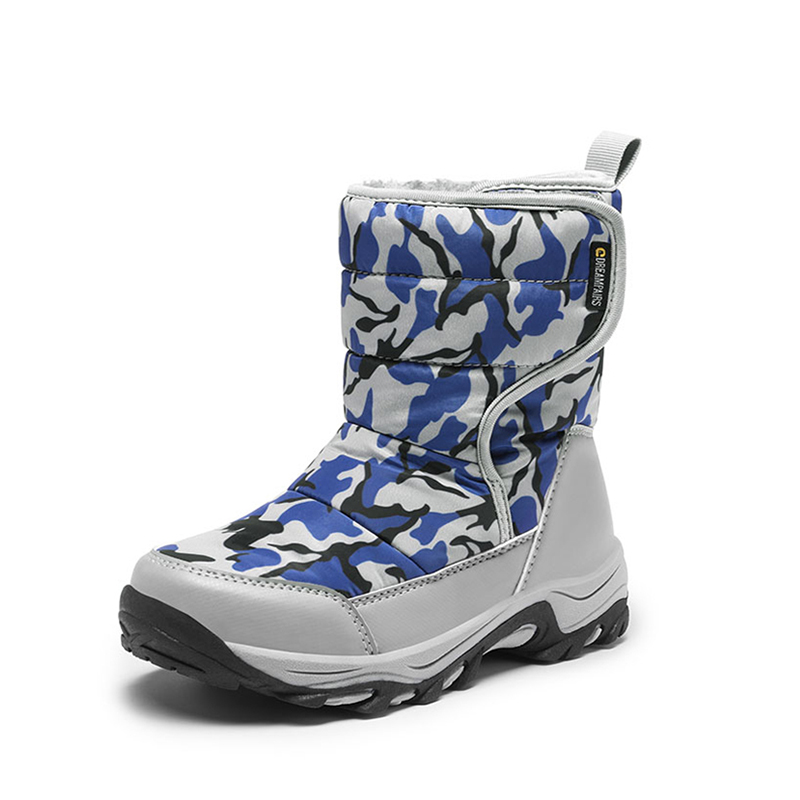 DREAM PAIRS Kids Waterproof Faux Fur Snow Boots