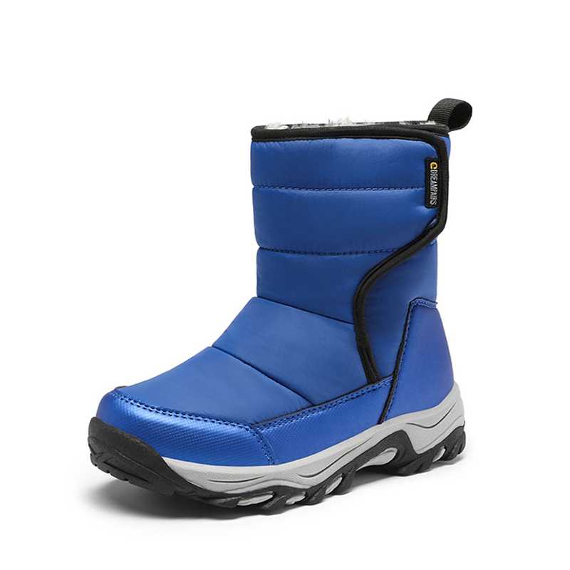 DREAM PAIRS Kids Waterproof Faux Fur Snow Boots