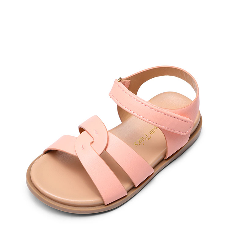 DREAM PAIRS Girls Ankle Strap Strappy Flat Sandals — view 1