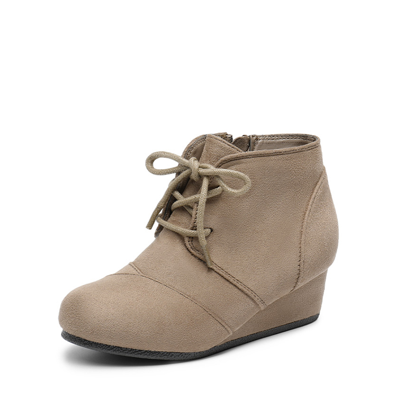 DREAM PAIRS Cute and Comfortable Girl s Wedge Boots