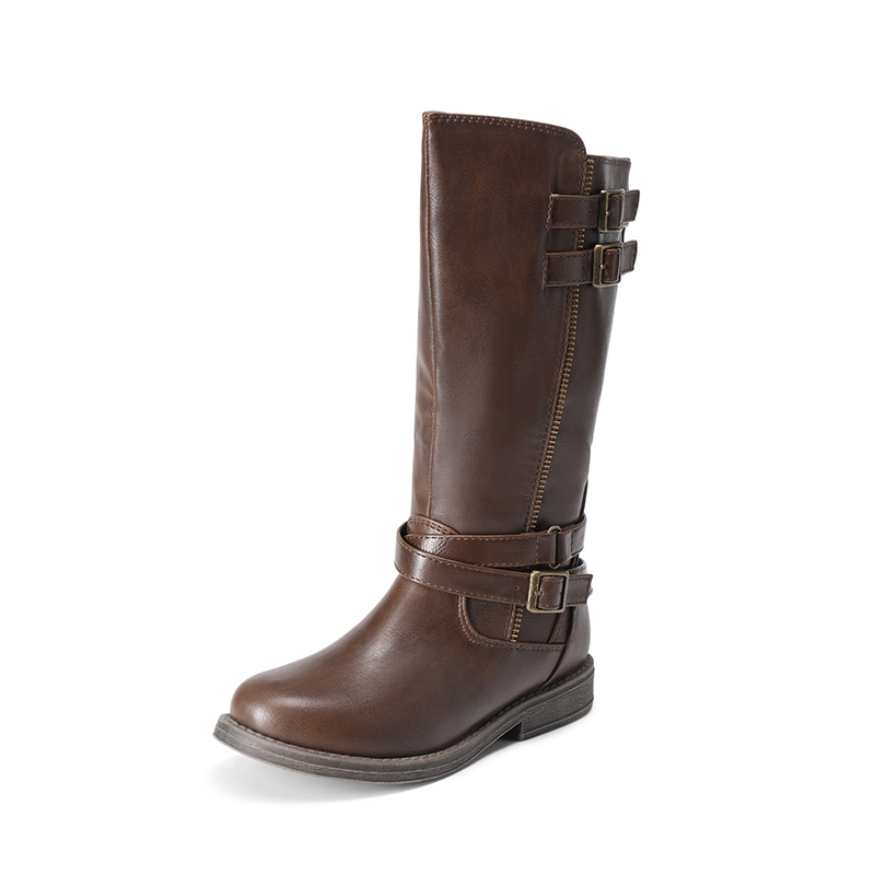 DREAM PAIRS Girls Knee High Riding Boots