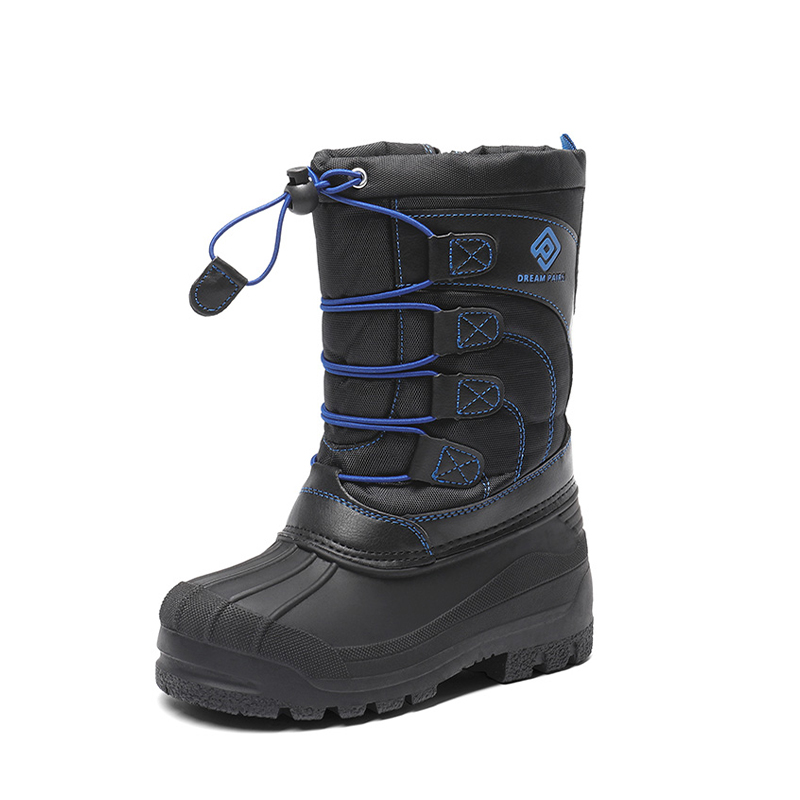 DREAM PAIRS Kids Waterproof Shell Bottom Snow Boots
