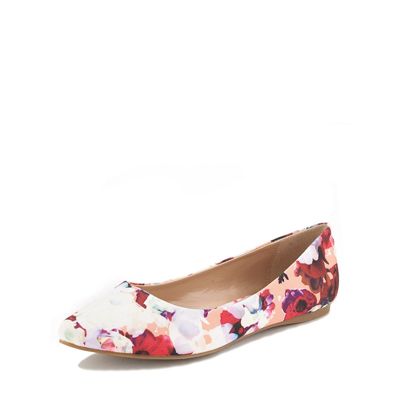 DREAM PAIRS Pointed Toe Ballet Slip On Flats