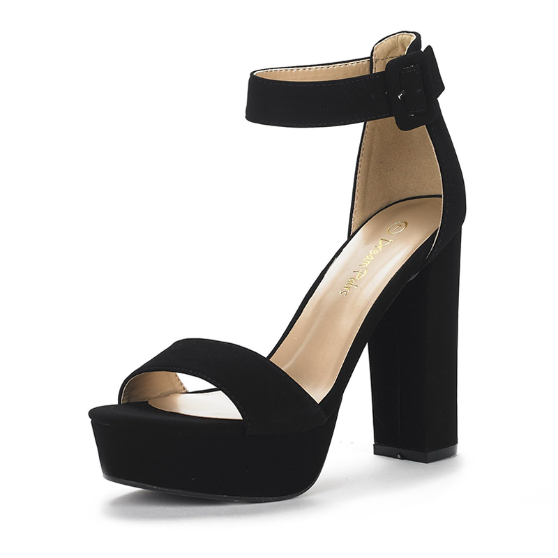 DREAM PAIRS Chunky High Heel Platform Sandals
