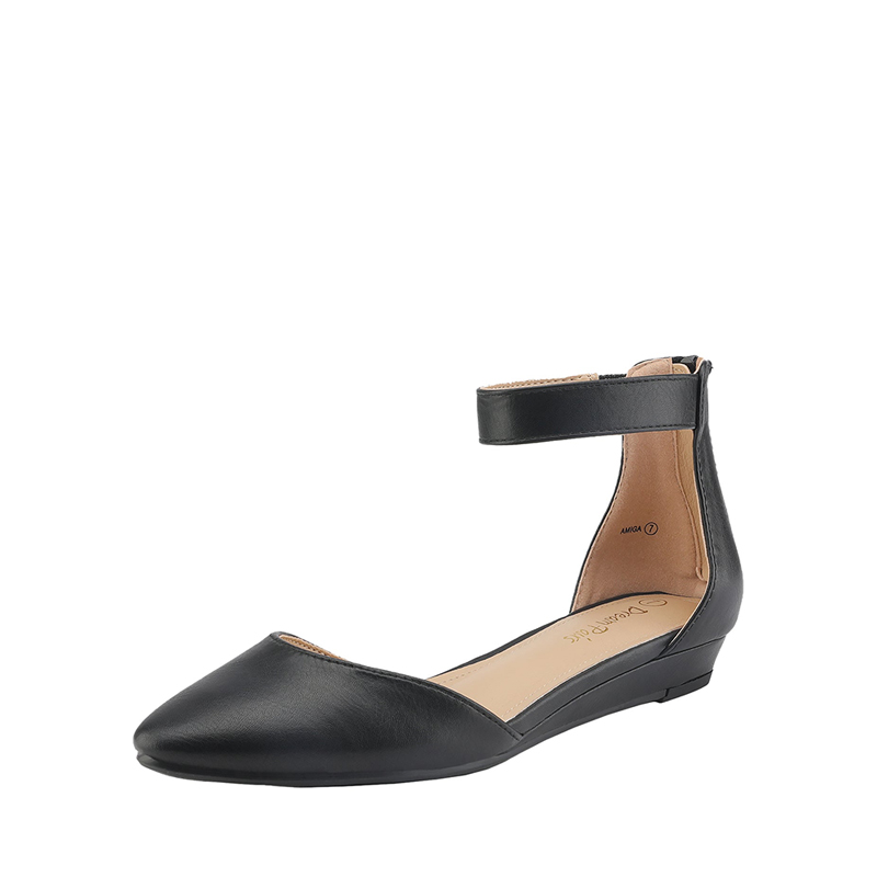 DREAM PAIRS Amiga Ankle Strap Flats Shoes — view 1