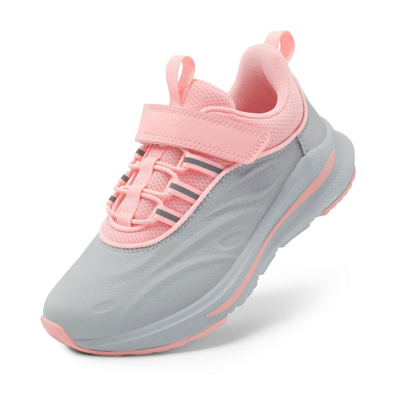 DREAM PAIRS DuraPlay Flex Kids Protective High Density Upper Running Shoes with Reflective Tape