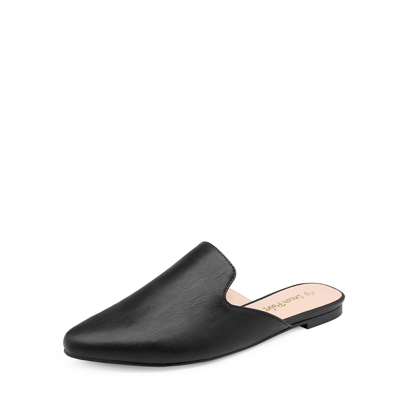 DREAM PAIRS Pointed Toe Flat Mules — view 1