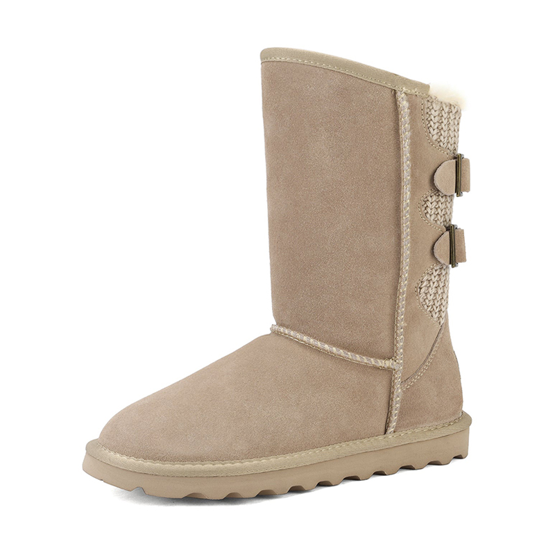 DREAM PAIRS  FuzzyChic Buckle  Fur Lined Non Slip Winter Boots — view 1