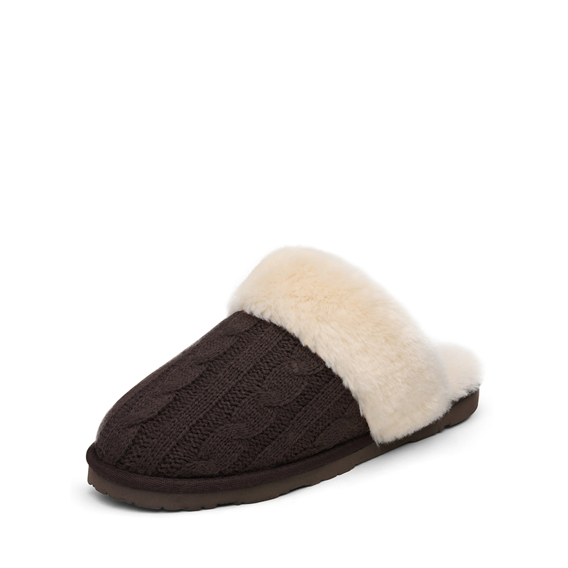 DREAM PAIRS Winter Knitted House Slippers — view 1