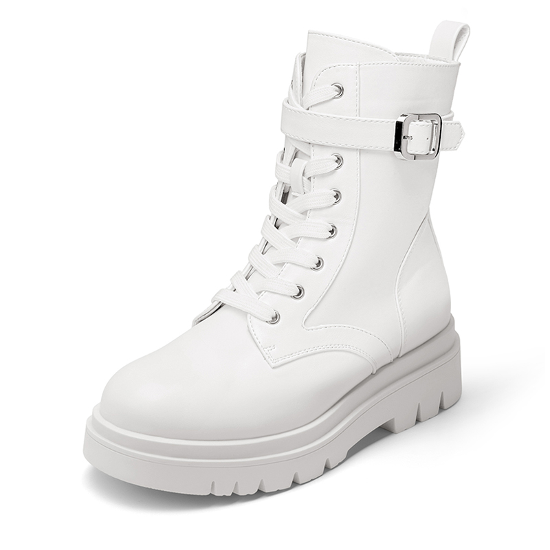 DREAM PAIRS Platform Lace Up Lug Sole Combat Boots