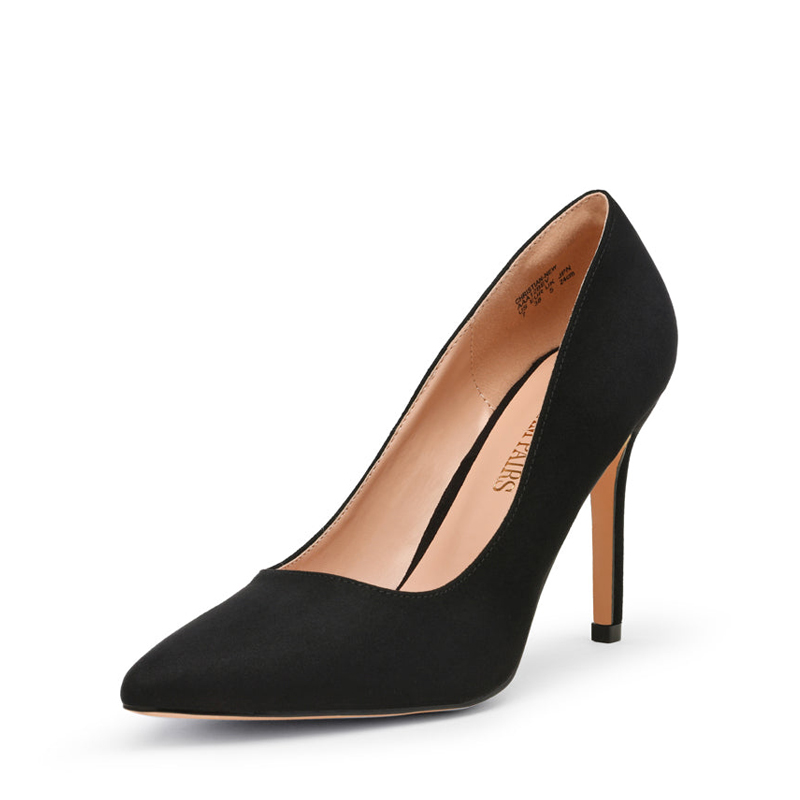 DREAM PAIRS Wide Width Stiletto Pointed Toe Pumps