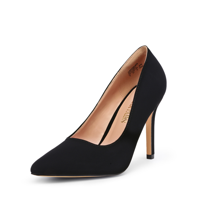 DREAM PAIRS Wide Width Stiletto Pointed Toe Pumps — view 1