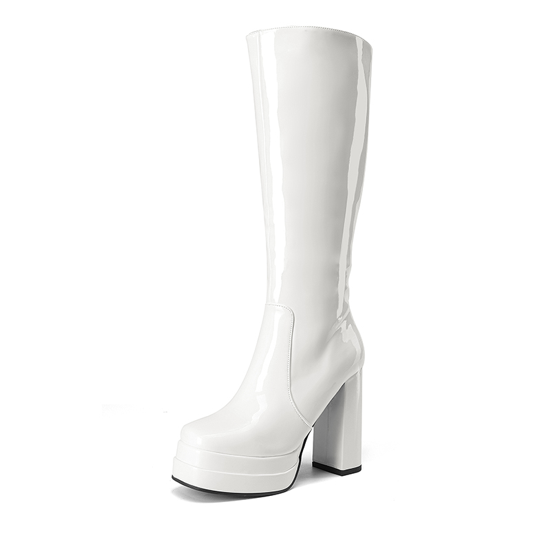 DREAM PAIRS Platform Chunky Knee High Boots — view 1