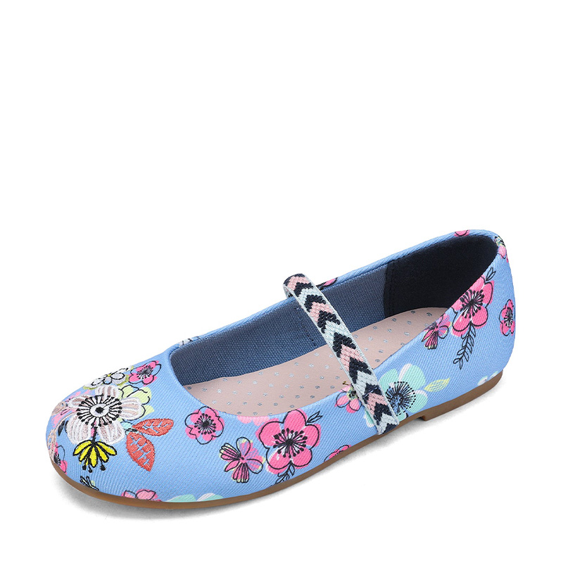 DREAM PAIRS Girl s Elastic Strap Rhinestone Ballerina Flats