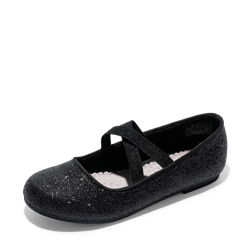 DREAM PAIRS Girl s Elastic Strap Rhinestone Ballerina Flats — view 1