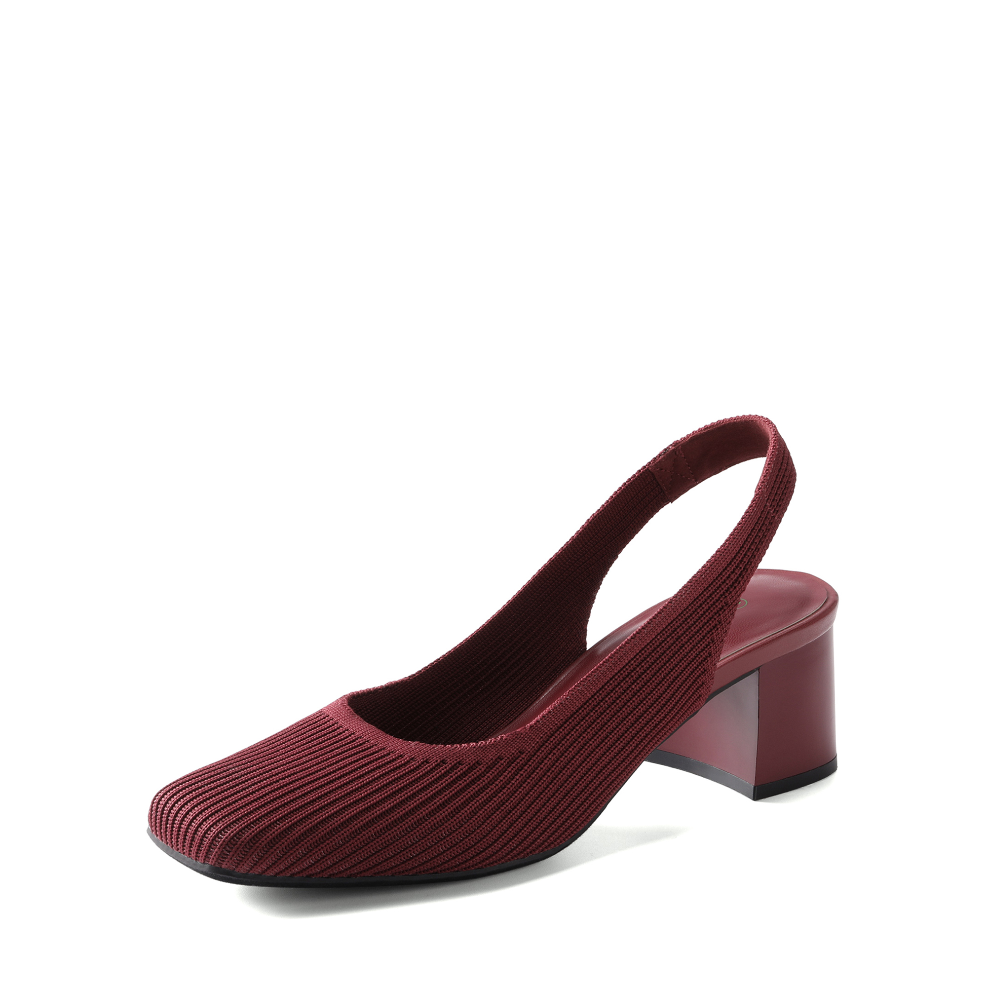 DREAM PAIRS Minimalist Square Toe Slingback Heels — view 1