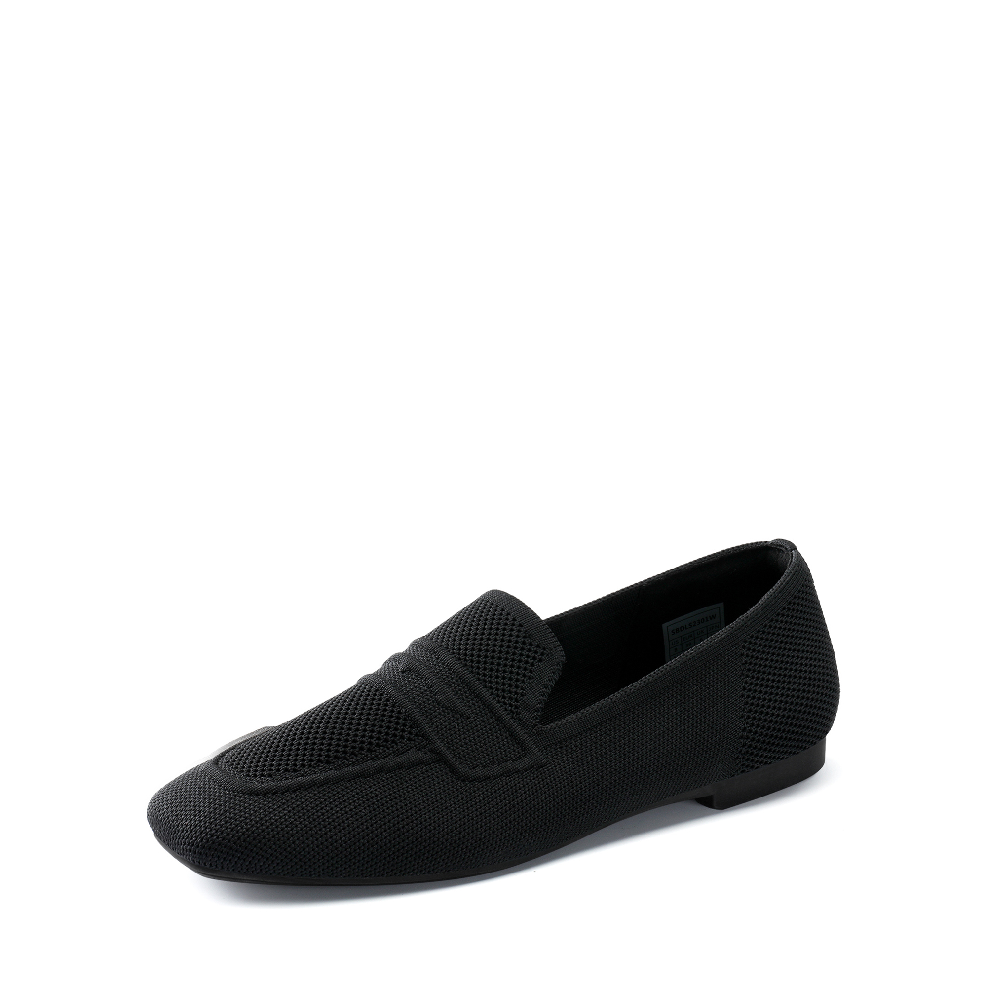 DREAM PAIRS Cushioned Square Toe Knit Loafers — view 1