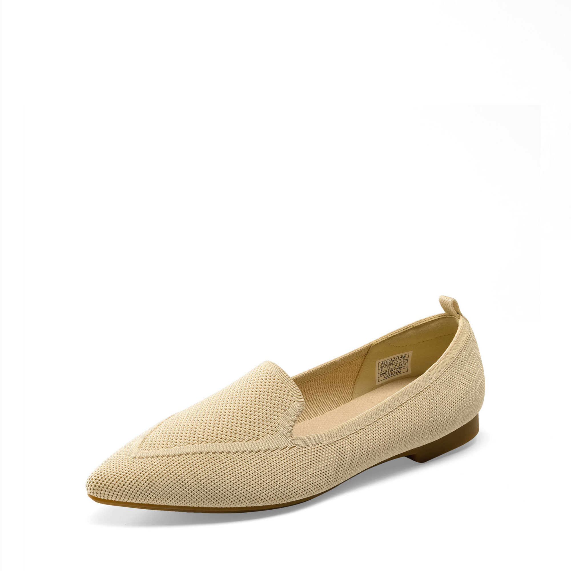 DREAM PAIRS Flexible Pointed Toe Sustainable Loafers — view 1