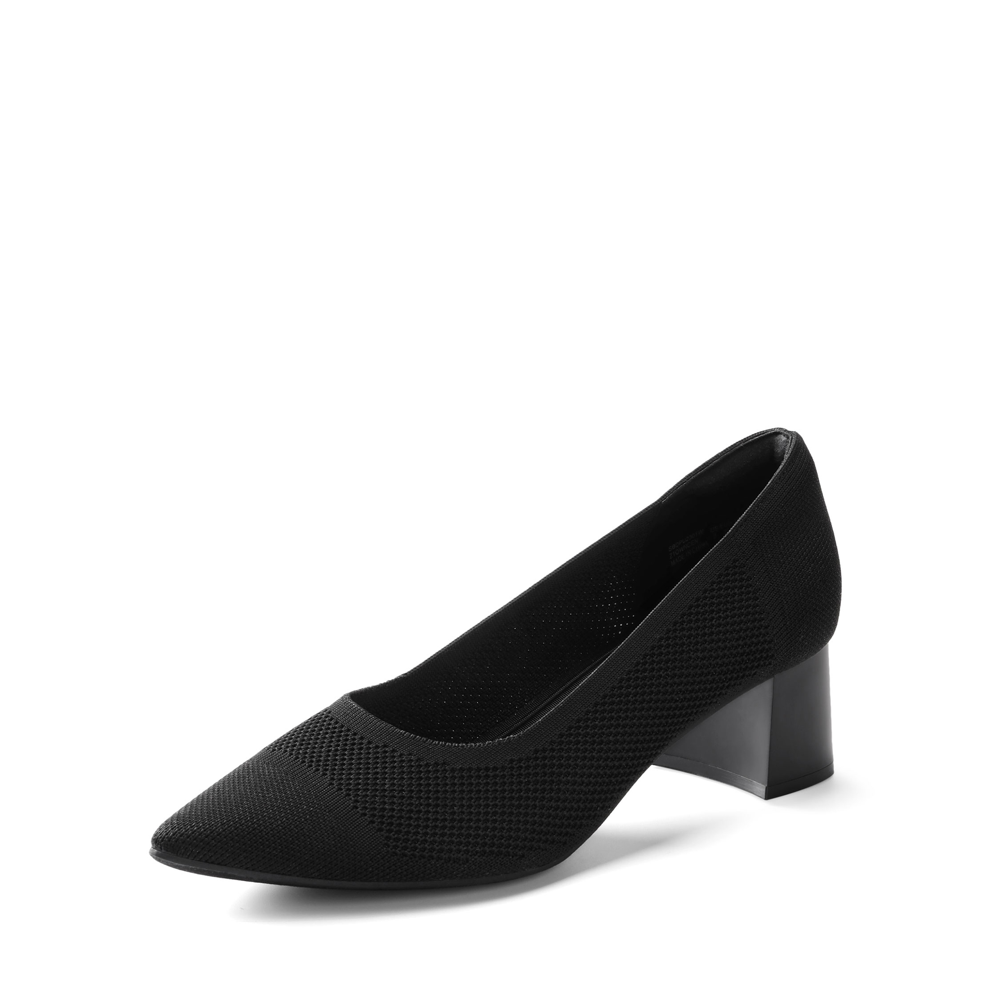 DREAM PAIRS  Sustainable Knit Block Heels