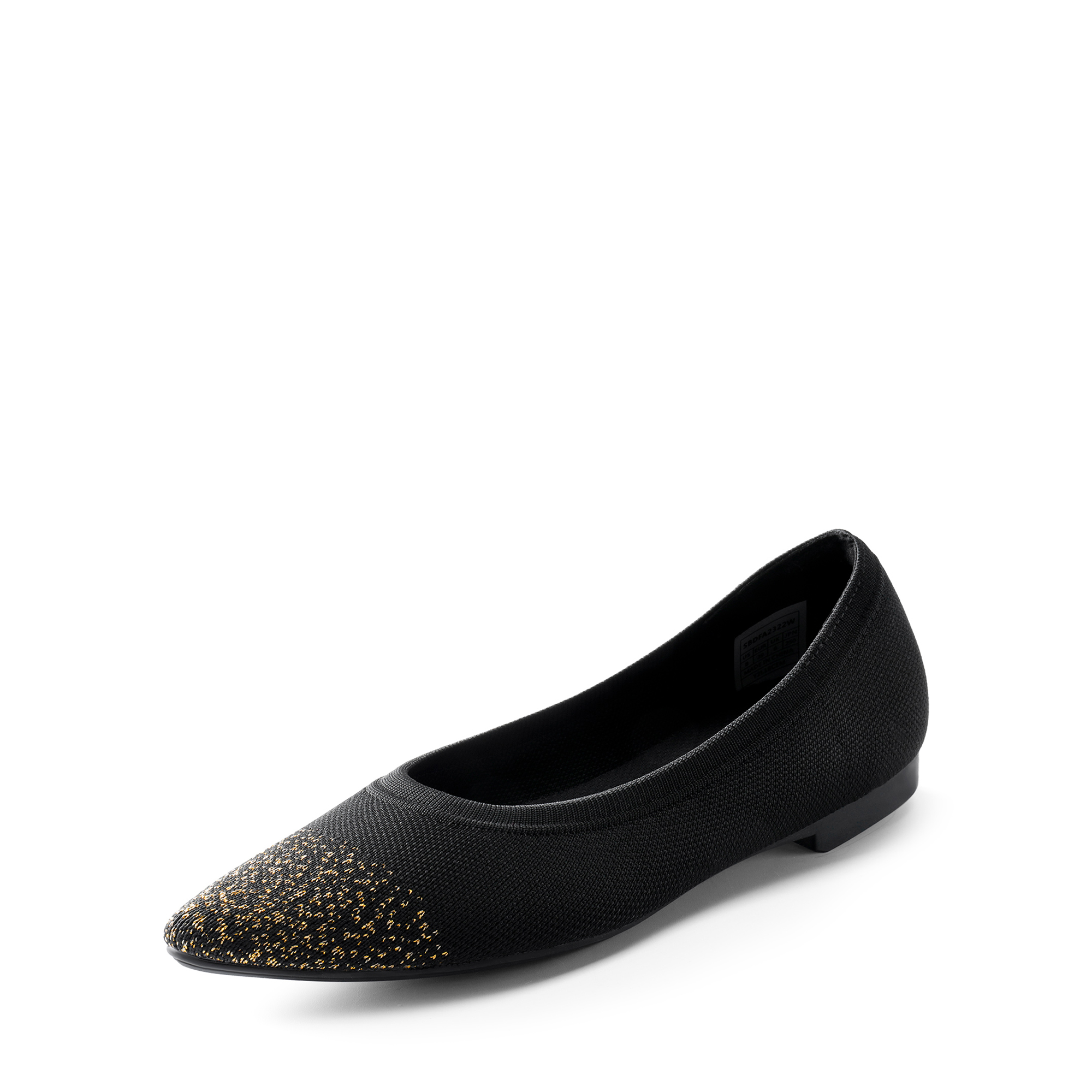 DREAM PAIRS  Lightweight Pointed Toe Sparkly Flats — view 1