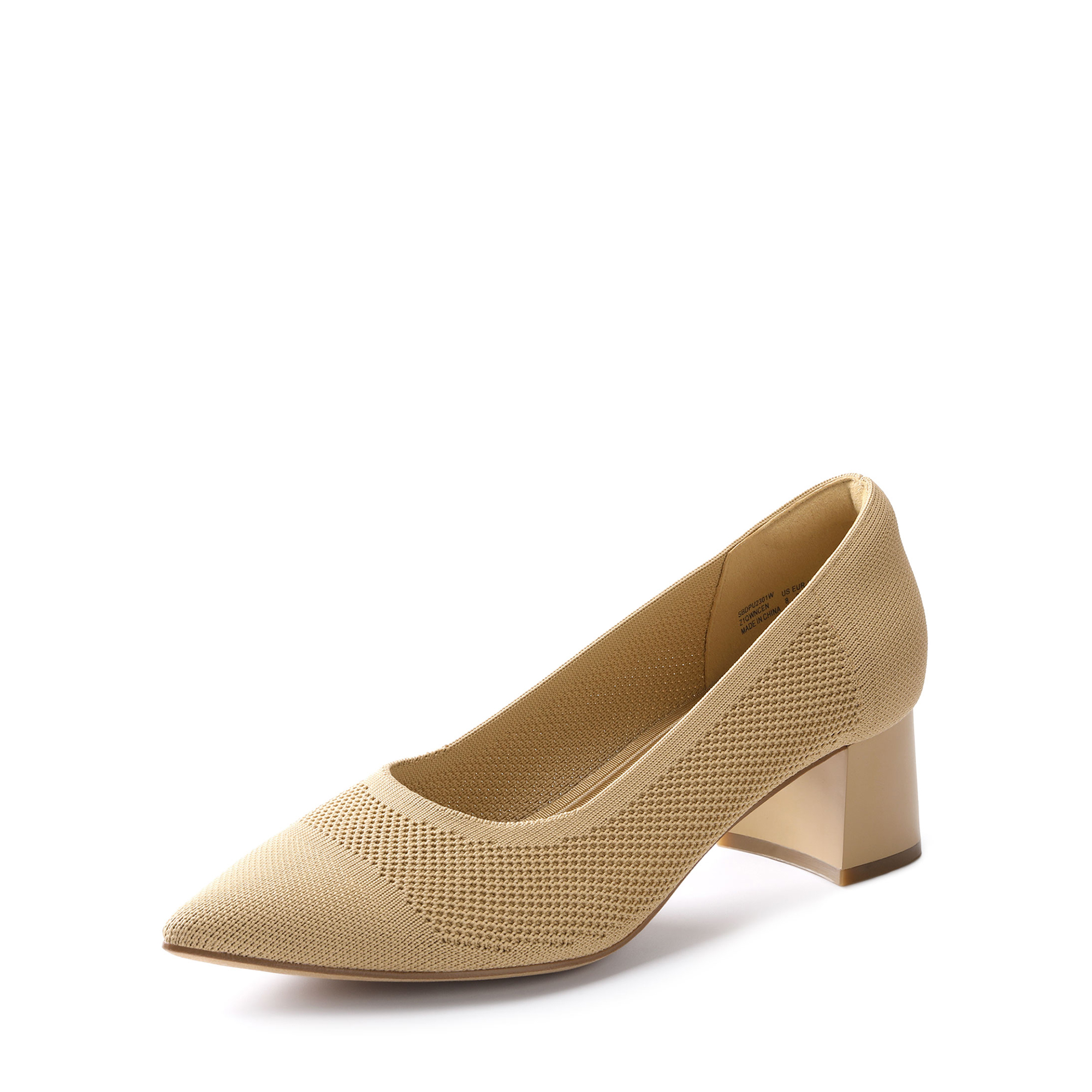 DREAM PAIRS  Sustainable Knit Block Heels — view 1