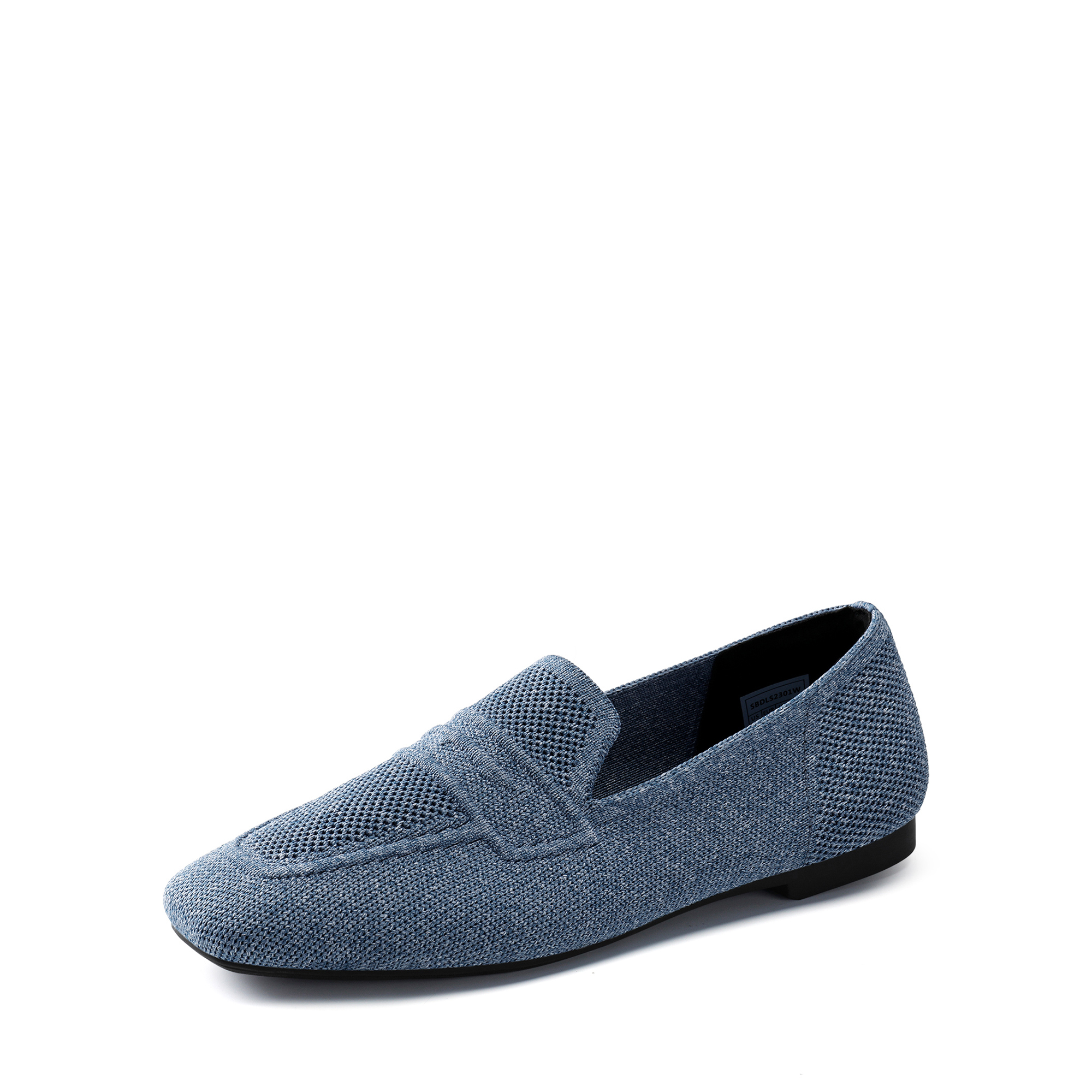DREAM PAIRS Cushioned Square Toe Knit Loafers