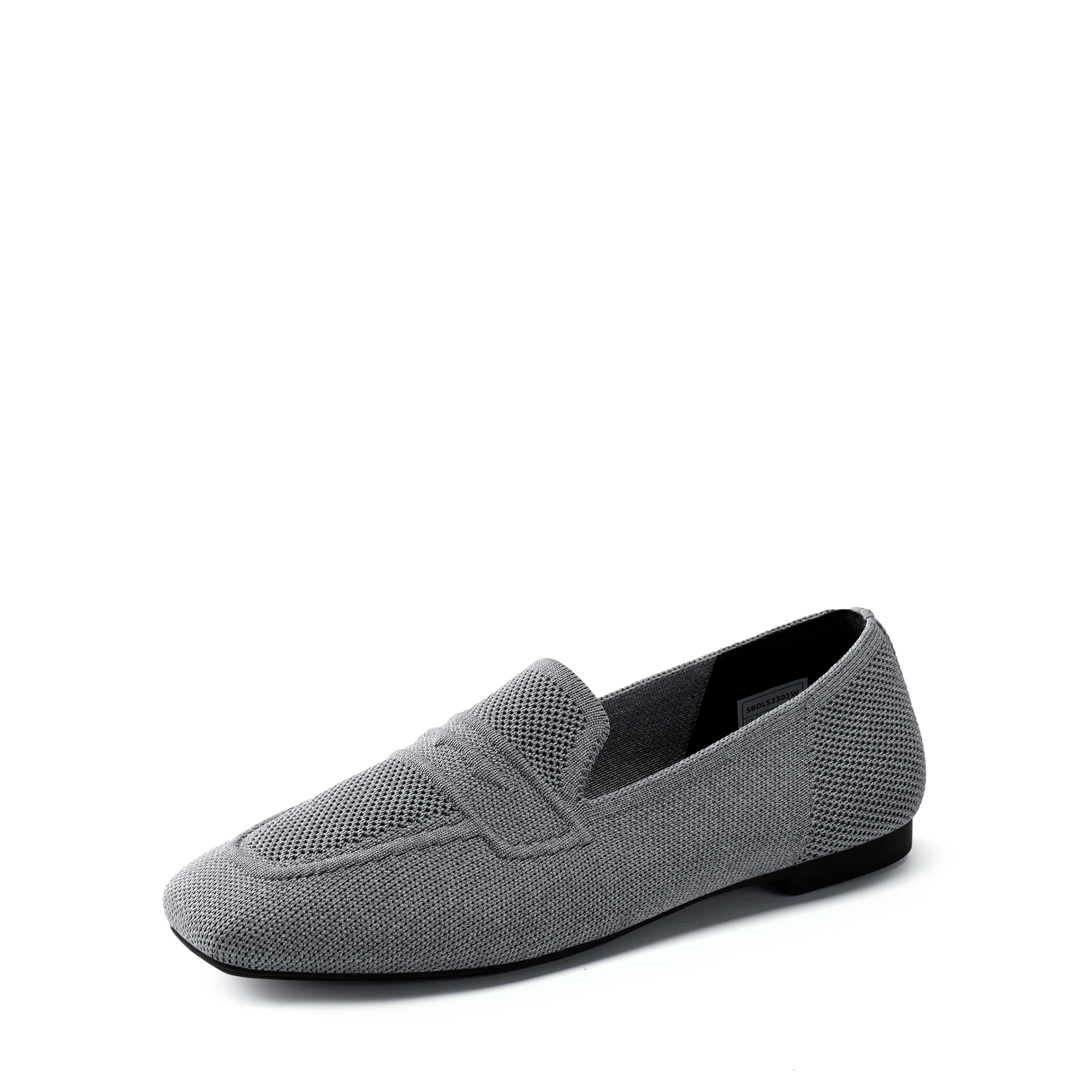 DREAM PAIRS Cushioned Square Toe Knit Loafers