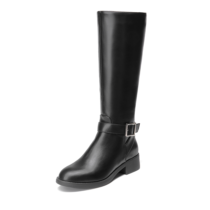 DREAM PAIRS Side Zipper Knee High Riding Boots — view 1