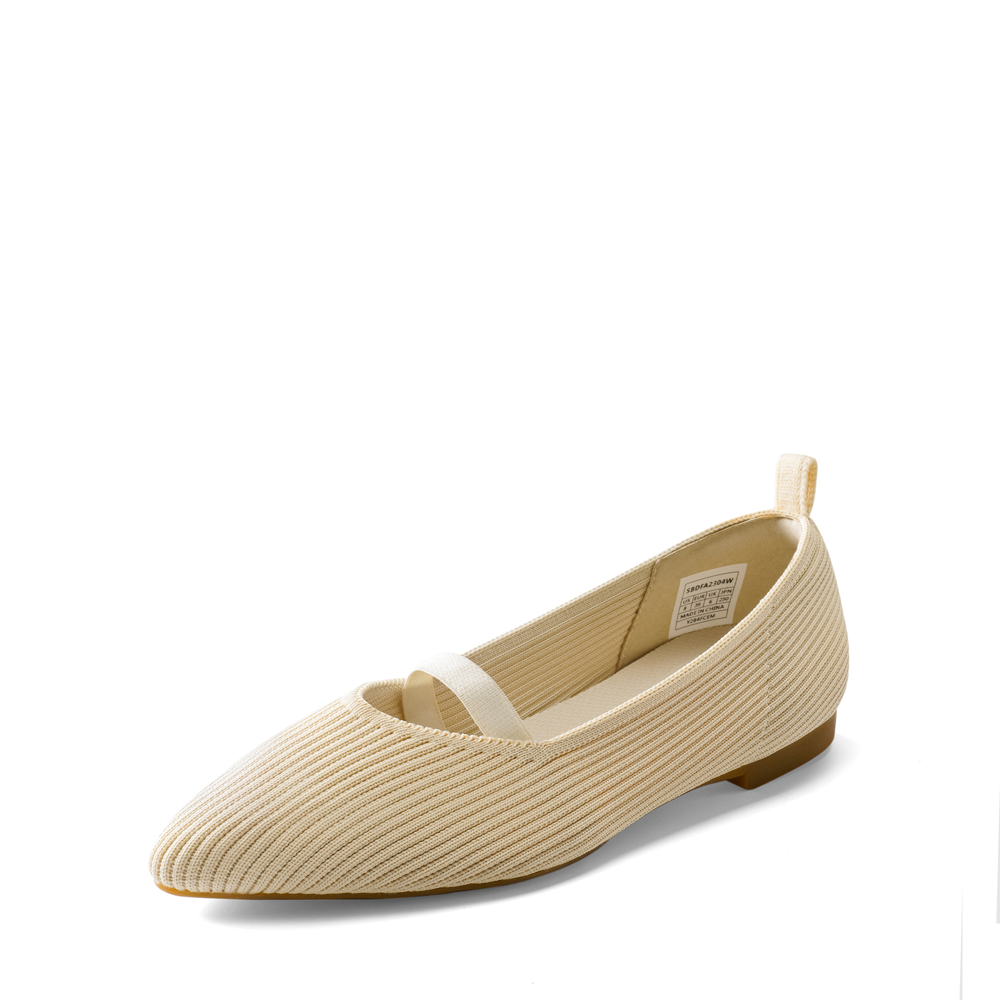 DREAM PAIRS Non Slip Pointed Toe Breathable Flats