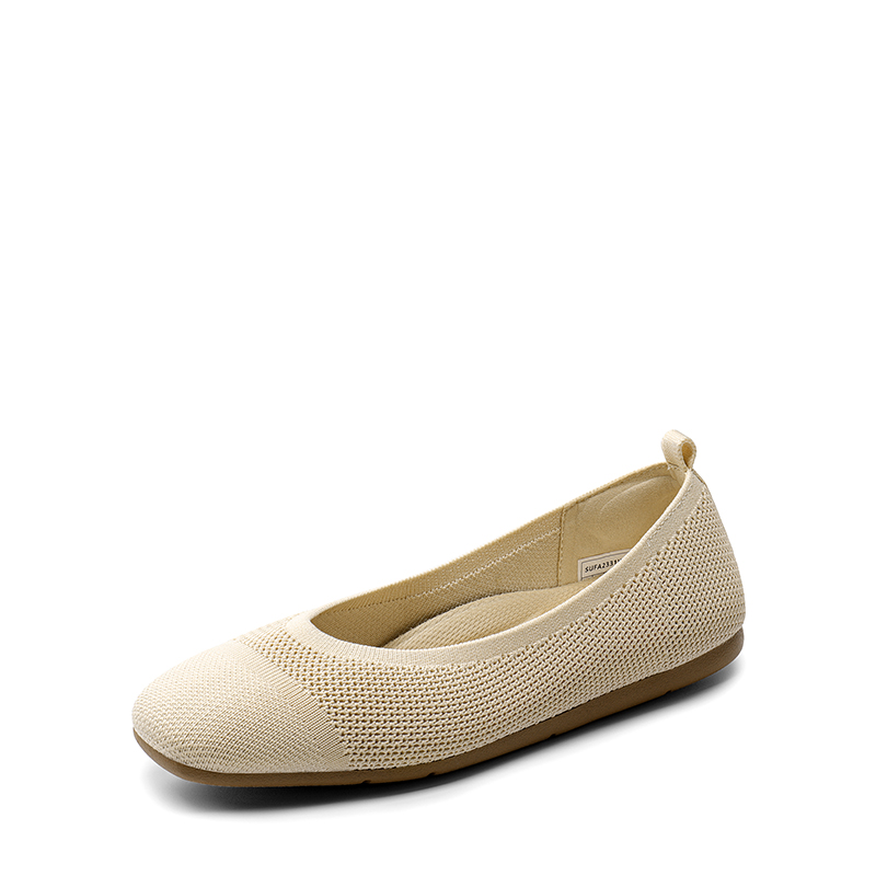 DREAM PAIRS Breathable   Comfortable Square Toe Flats