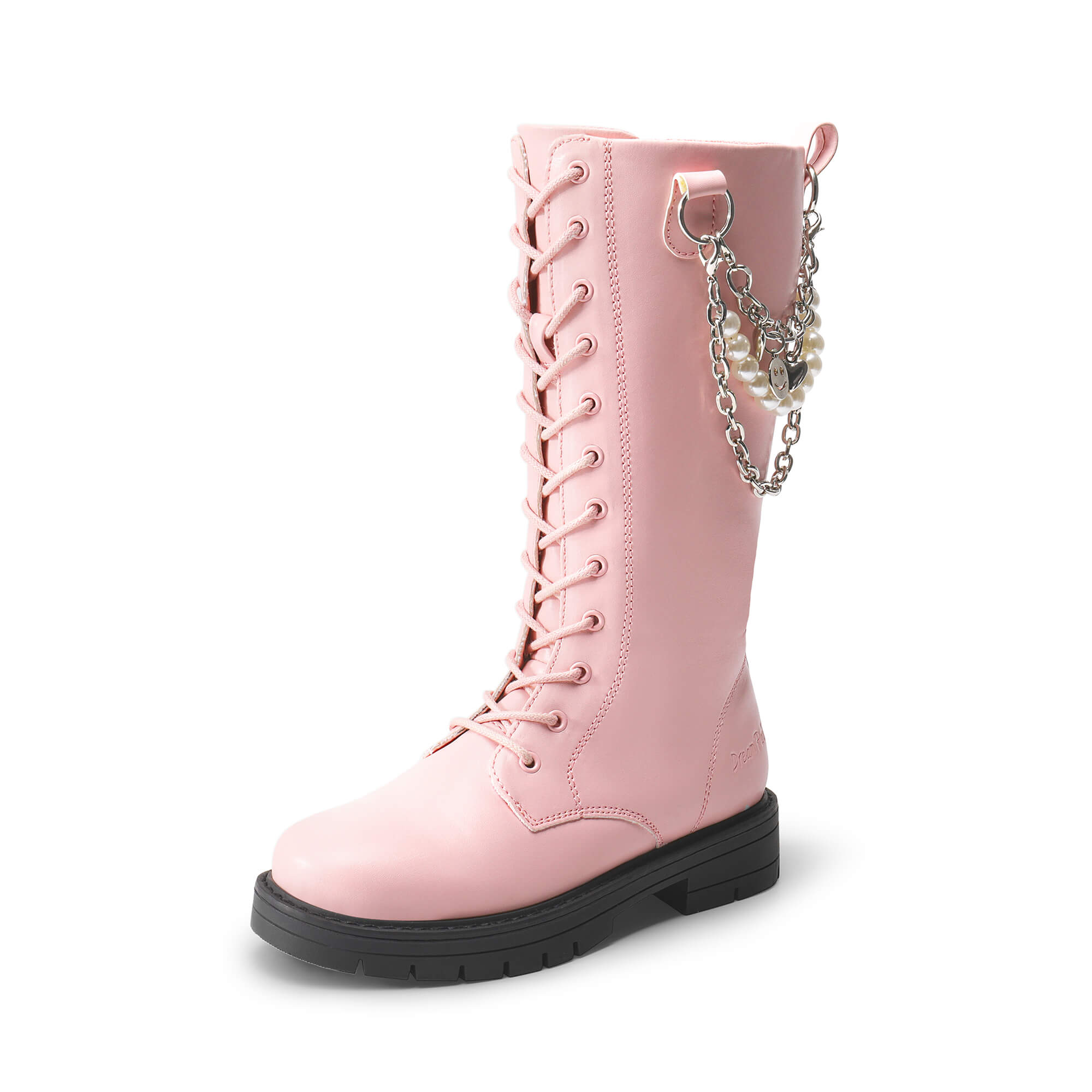 DREAM PAIRS Girls Zipper Knee High Riding Boots