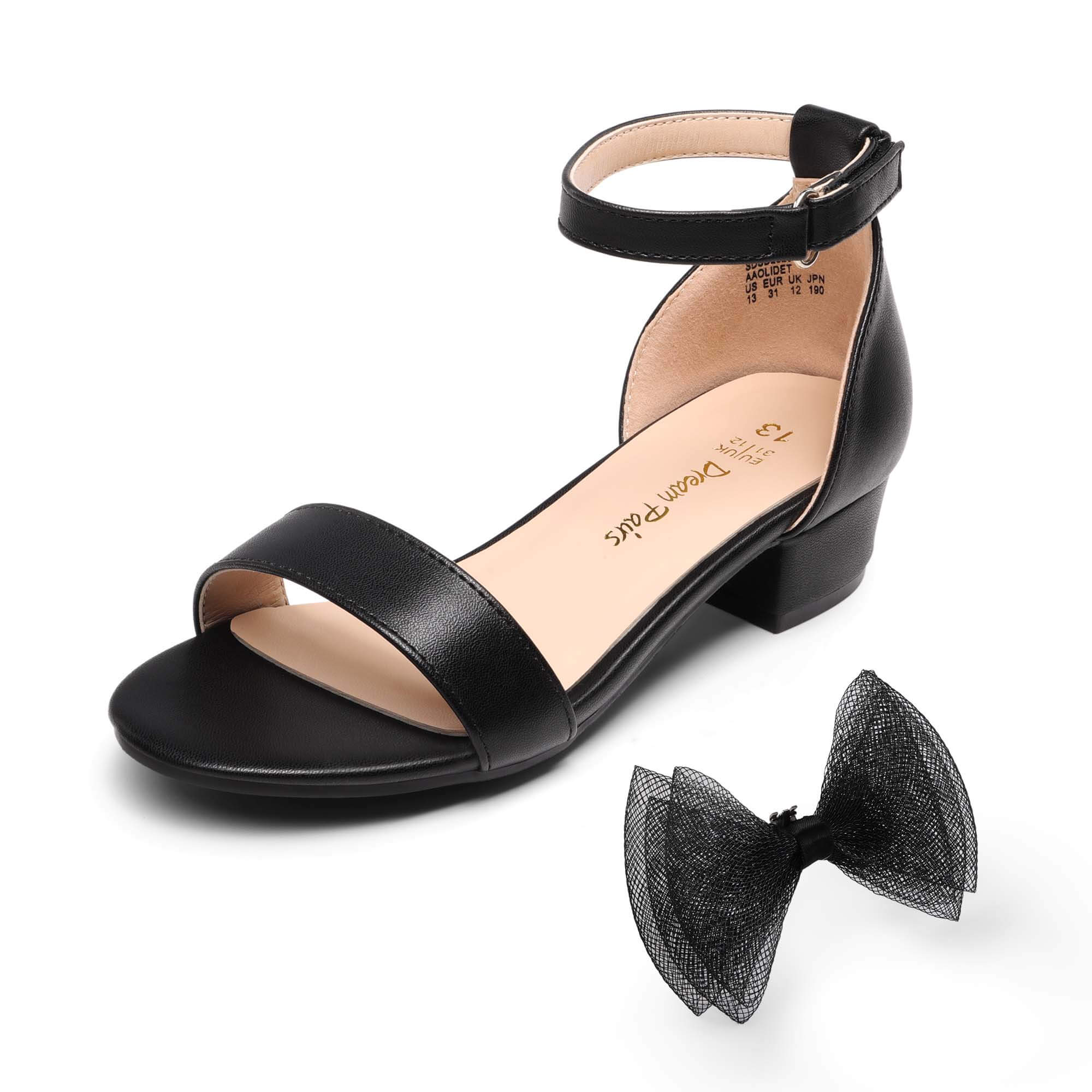 DREAM PAIRS Girls Low Heel Dress Sandals — view 1