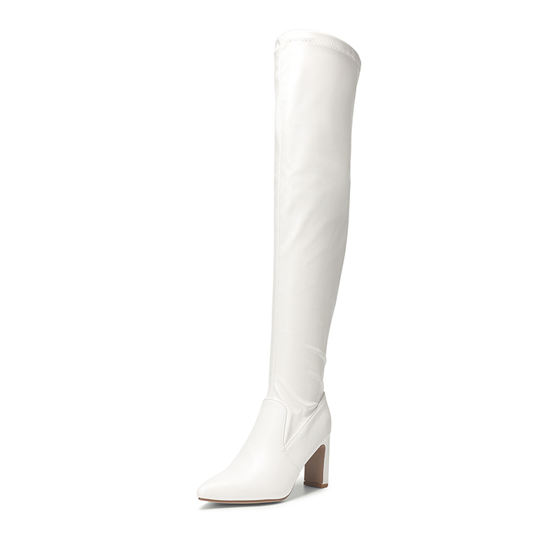 DREAM PAIRS Stretch Thigh High Boots — view 2