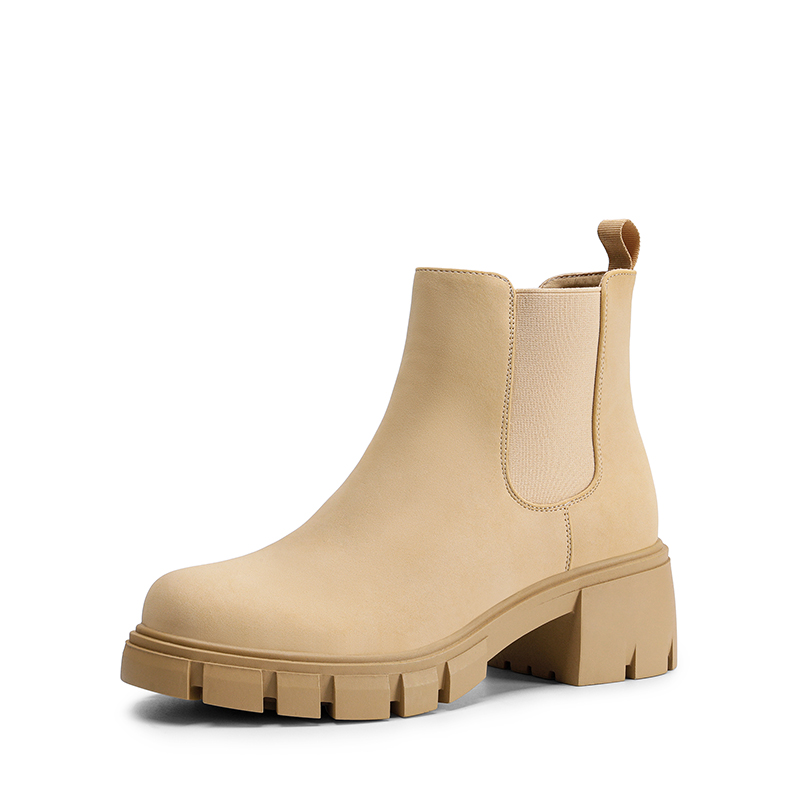 DREAM PAIRS Chunky Lug Sole Chelsea Boots